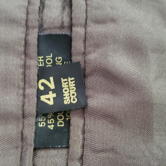 Vtg Blazer Sport Coat Men's 42S Wool Blend Houndstooth Three Button Jacket Tweed - Picture 5 of 6